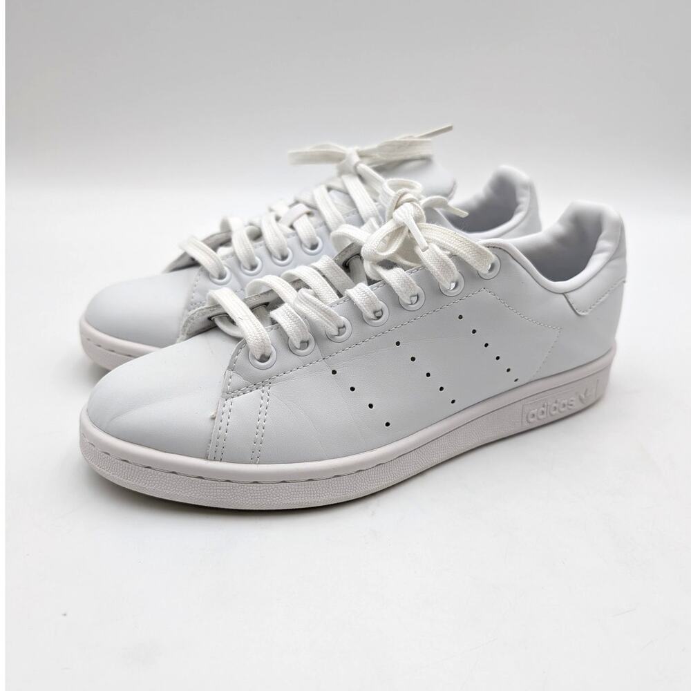 Adidas Stan Smith Lux Sneaker Shoes Women's Crystal White/Grey Size US6.5 EU38